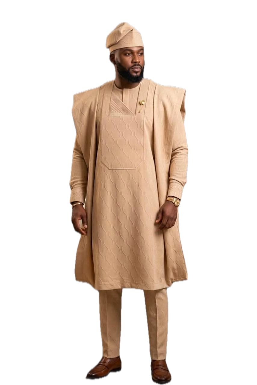 Sand Agbada Set